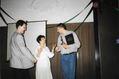 Laureaci Nagrody - Rafal A. Ziemkiewicz, Tomasz Kolodziejczak (fot. Grzegorz Kozubski)